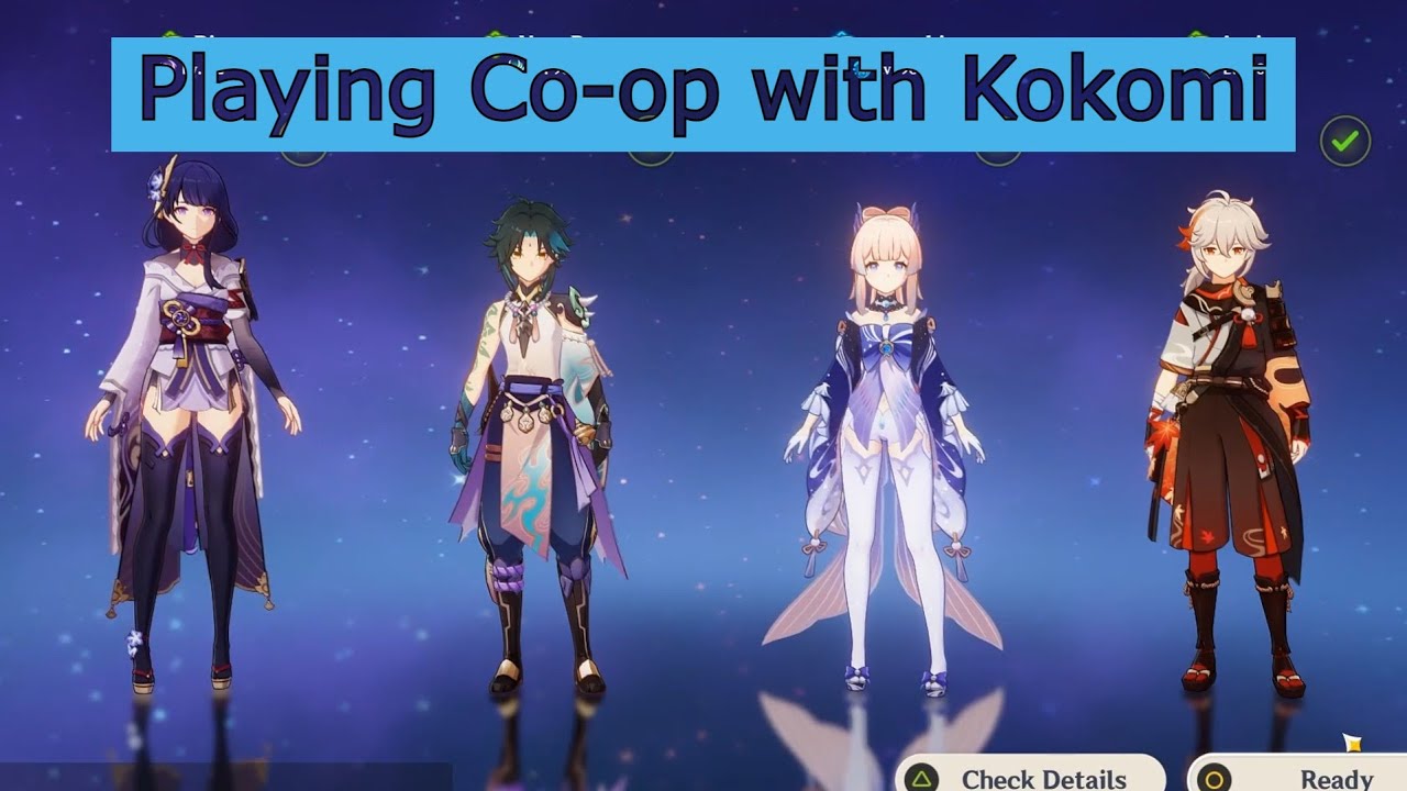 Kokomi keeping you alive in Co-op