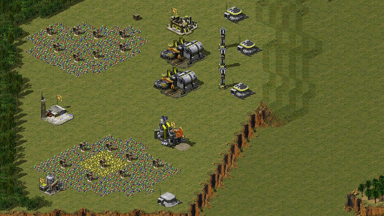 Red Alert 2 | Yuri's Revenge | 7 vs 1 | Fight Fight Fight Ver 2 New Map Extra Hard AI