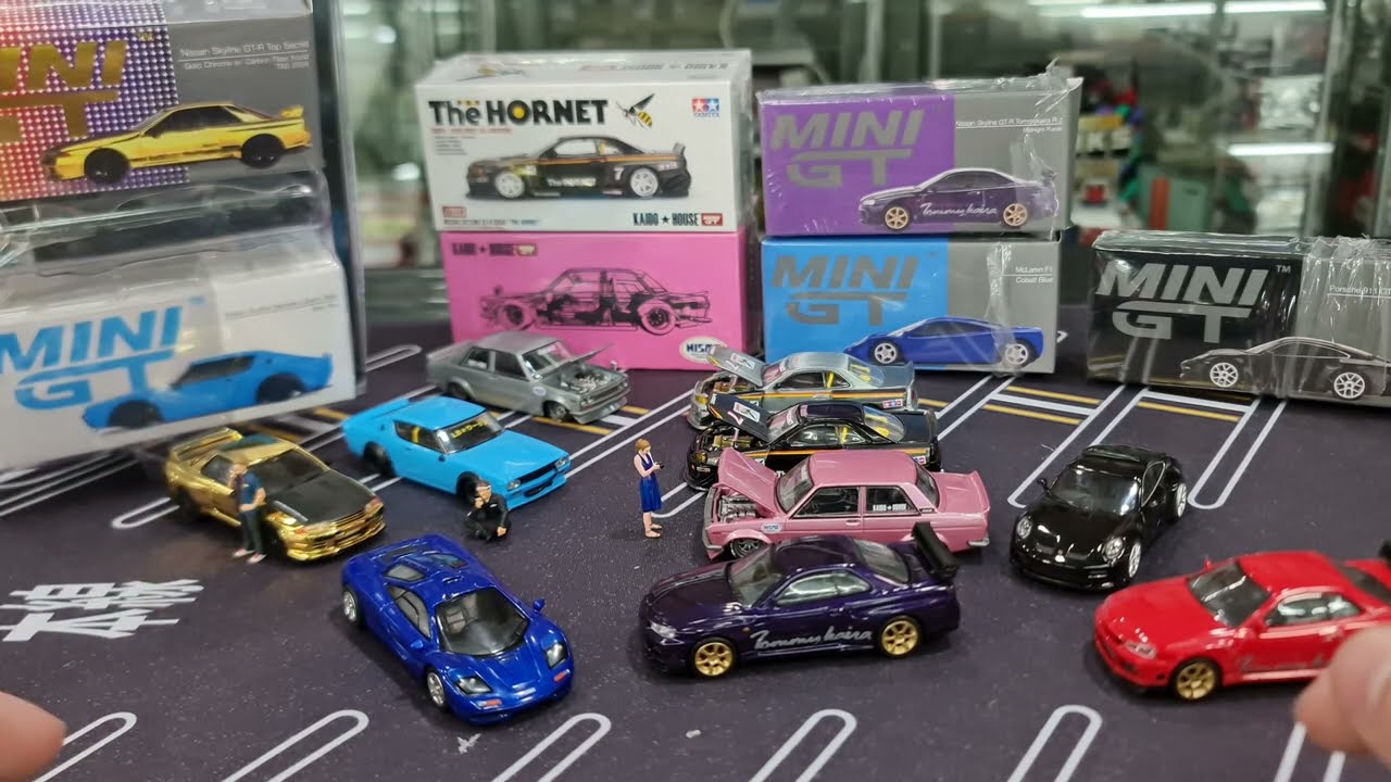 Ver2MiniGT Drop Ep24: KaidoTamiya Hornet R34&Pink 510, 2nd Variants TommyKaira,GT3 Touring,McLarenF1