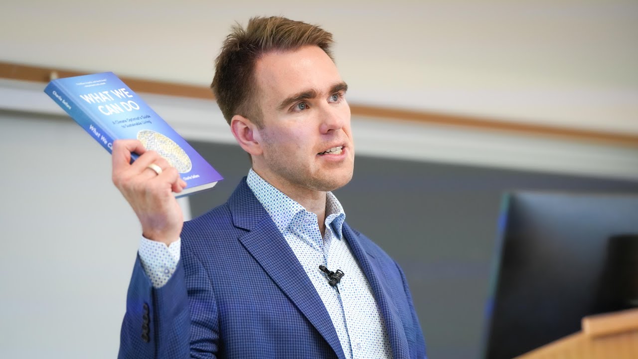 “What We Can Do: A Climate Optimist’s Guide to Sustainable Living” Book Talk with Charlie Sellars