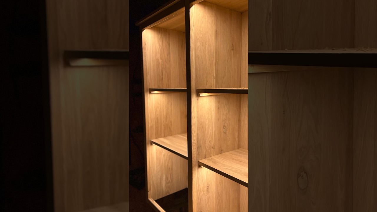 💡led strip installation🤩 #diy #led #ledlights #furniture