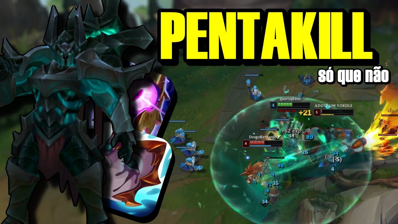 PENTA-KILL NÃO OFICIAL ! - Mordekaiser