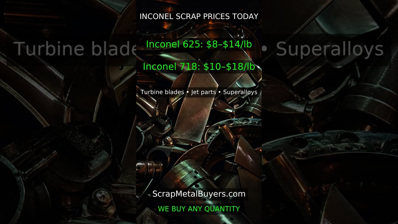 Inconel Scrap Price Today 2026 ✈️ Turbine Blades & Aerospace Alloys #Shorts