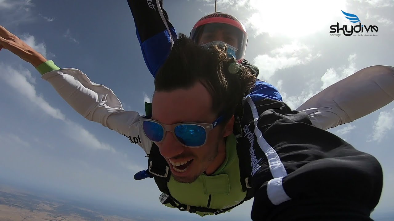 Skydive Évora - Salto Tandem - Daniel Nogal - 5000mts