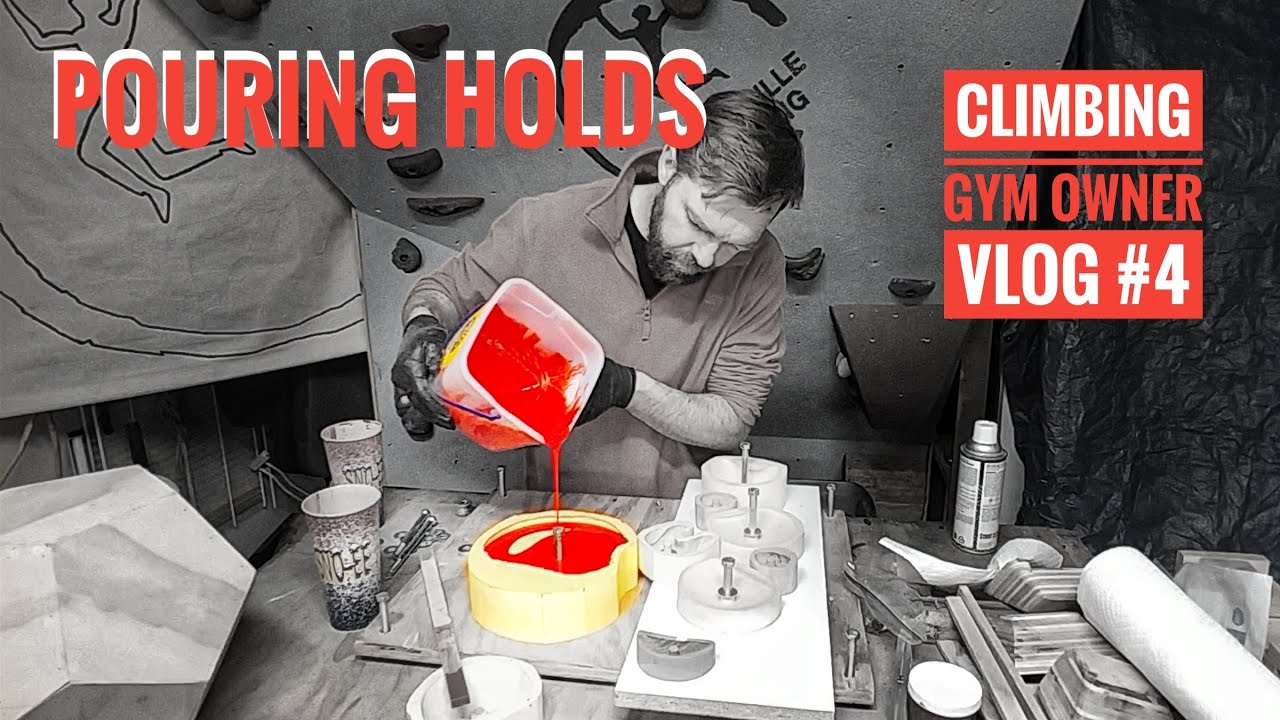 Making Climbing Holds and Crash Pads While Operating a Climbing Gym