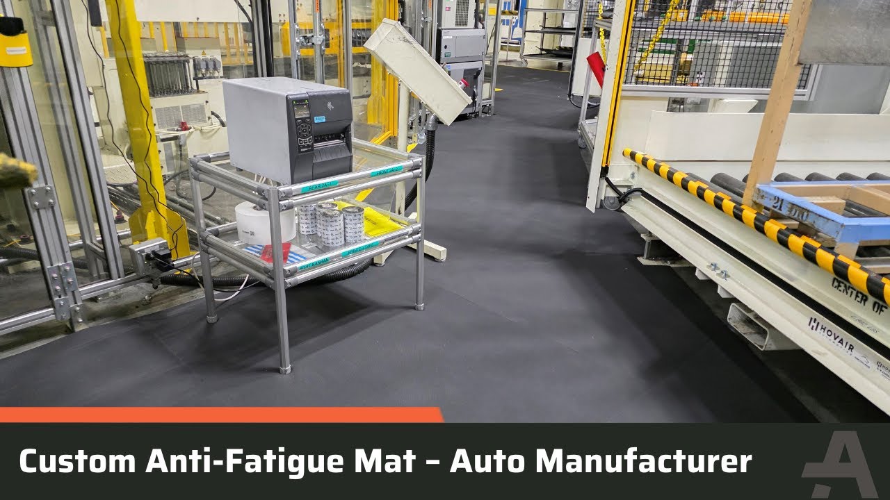 450 sq. ft. Custom Anti-Fatigue Mat – Automotive Manufacturer