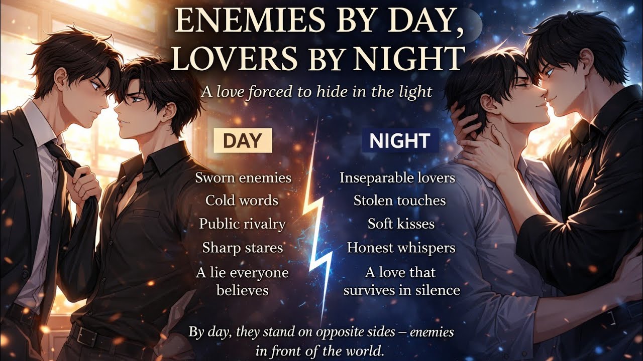 Morning Sworn enimes night unseprable lovers| secret lovers ❤️‍🩹 | BL without Labels| 