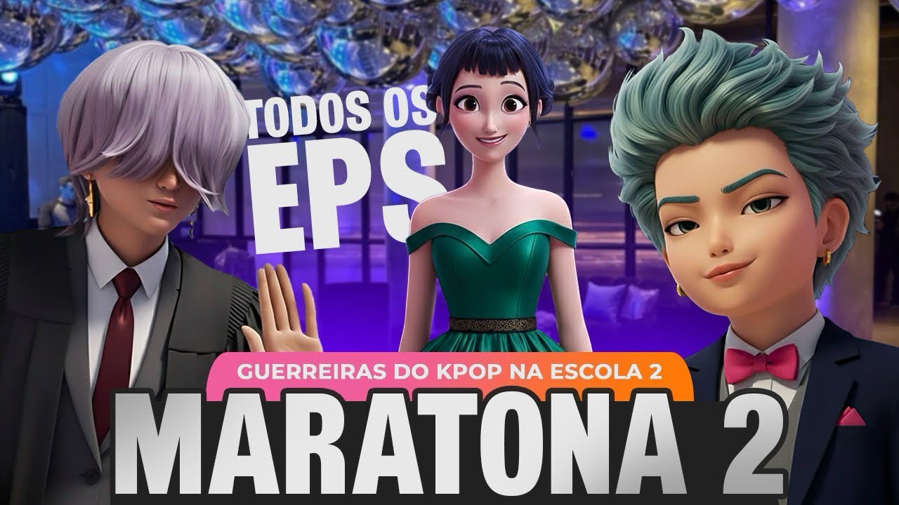 MARATONA GUERREIRAS DO KPOP NA ESCOLA 2 | Todos os episódios (2º Temporada) | Mana Mochi 