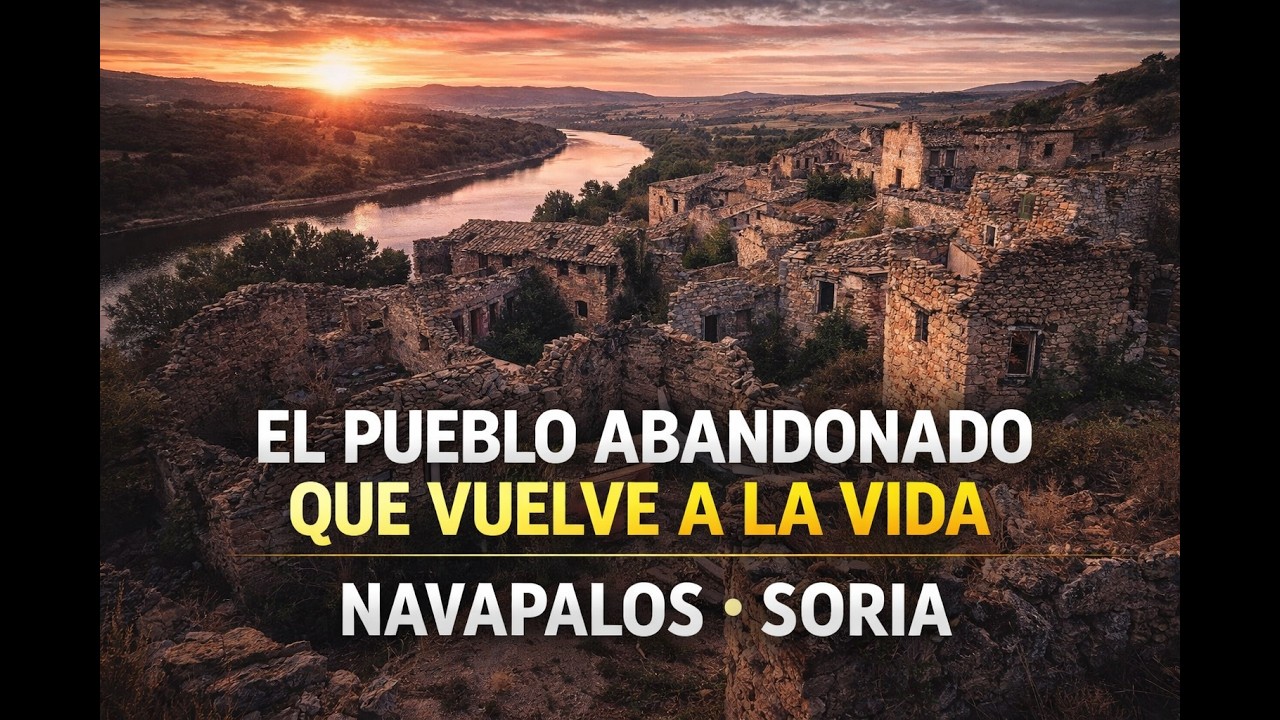 PUEBLOS ABANDONADOS  A ORILLAS DEL RIO DUERO NAVAPALOS SORIA