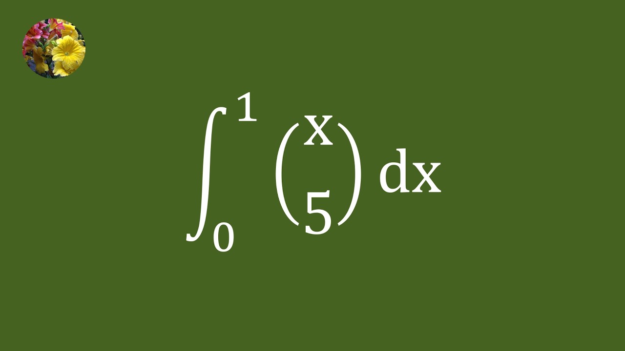 Definite Integral Evaluation Using Stirling Numbers of the First Kind
