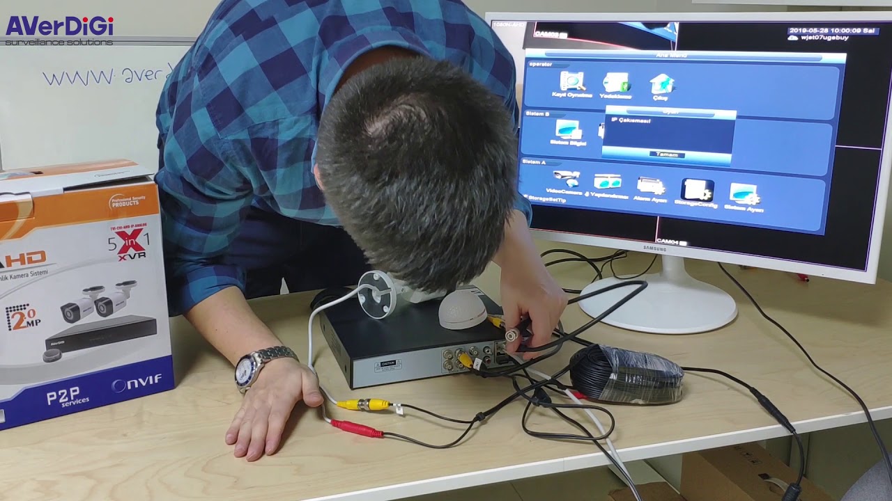 2019 Averdigi XVR Mikrofon Kurulumu ve Ses Ayarları