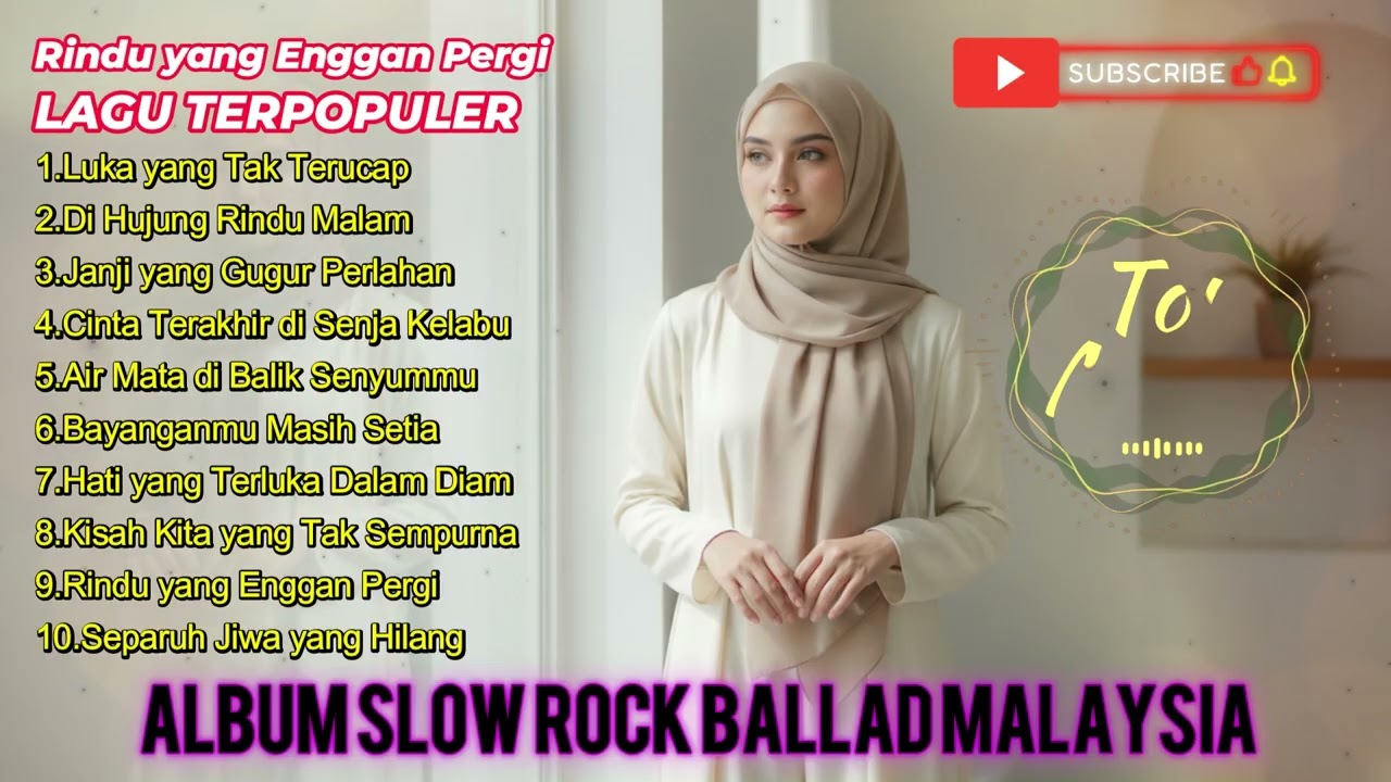 Lagu Malaysia Terbaru 2025 Sedih Banget 💔 | Slow Rock Balad & Minang Tentang Rindu