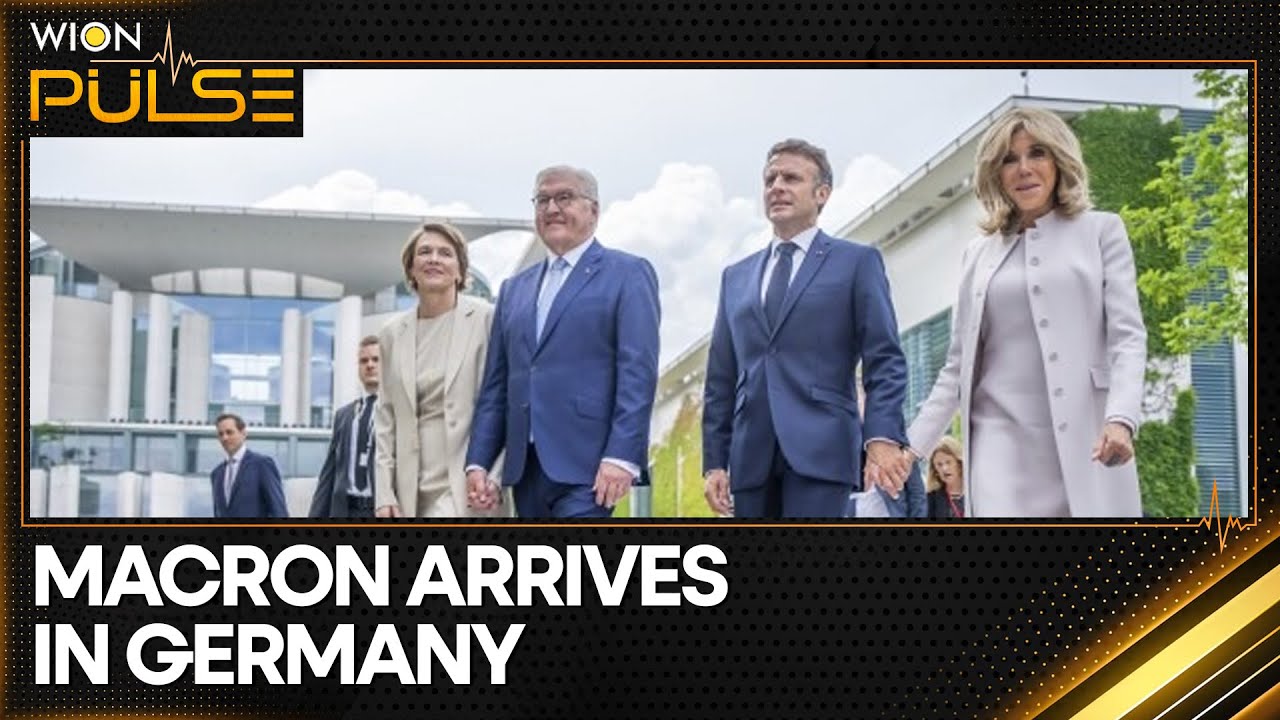 French President Emmanuel Macron arrives in Germany for state visit | WION Pulse