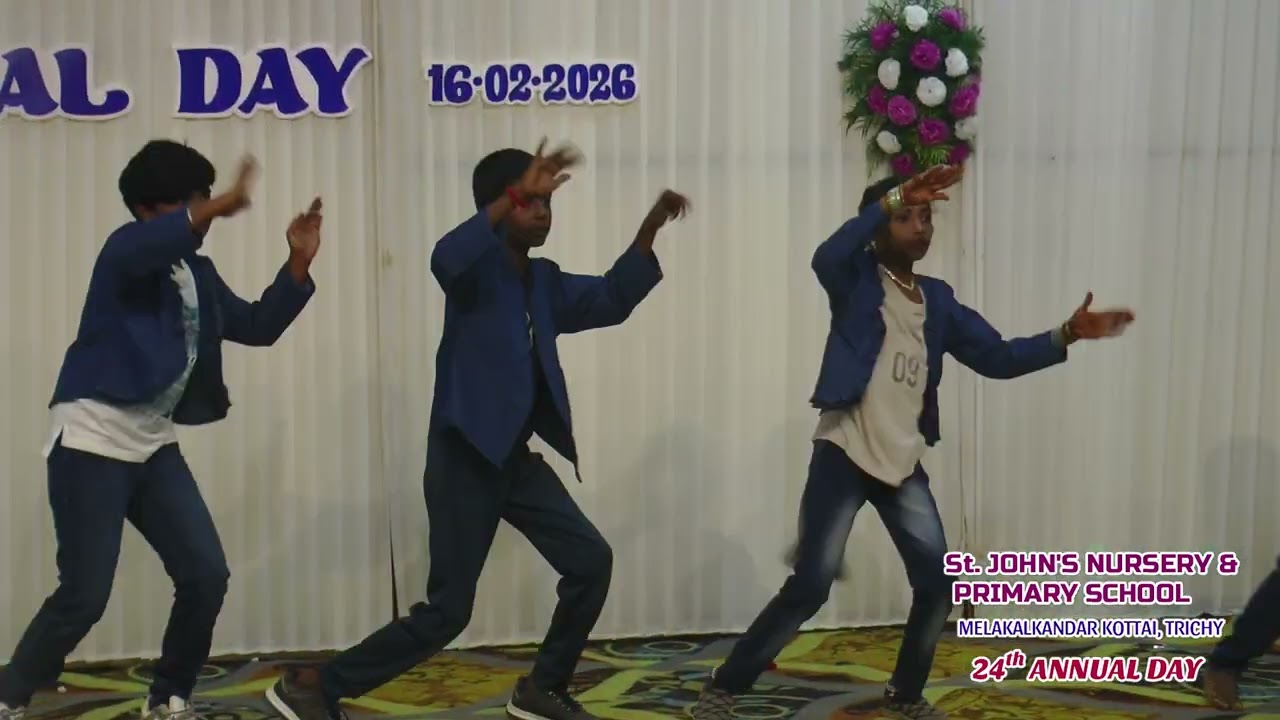 St. JOHN'S NURSERY & PRIMARY SCHOOL MELAKALKANDAR KOTTAI, TRICHY | 24th ANNUAL DAY song10