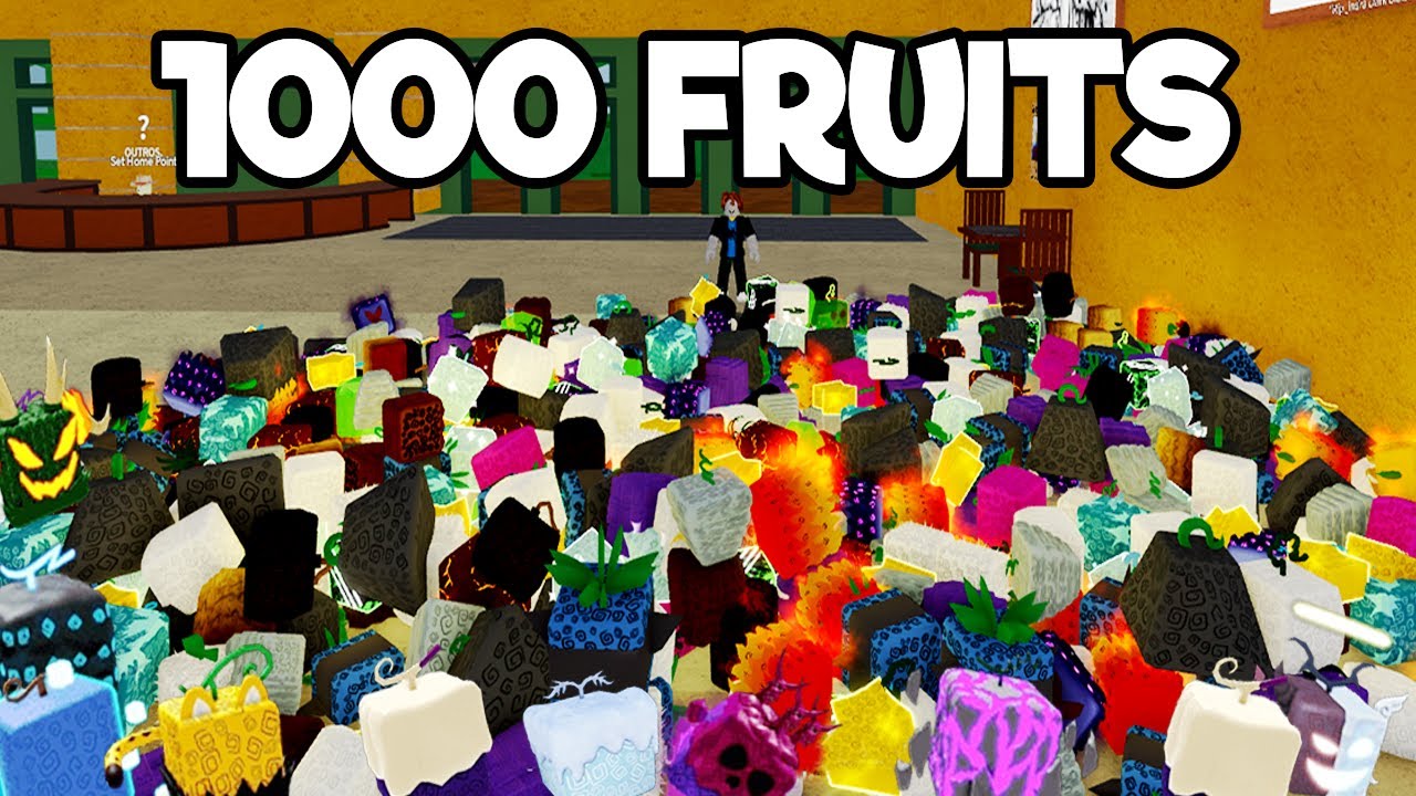 GIRANDO 1000 FRUTAS NO BLOX FRUITS (FILME) - ROBLOX