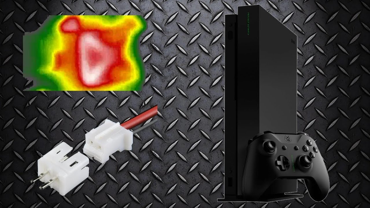 Xbox One X Cooling Mod, Thermal image, More FPS, Disassembly