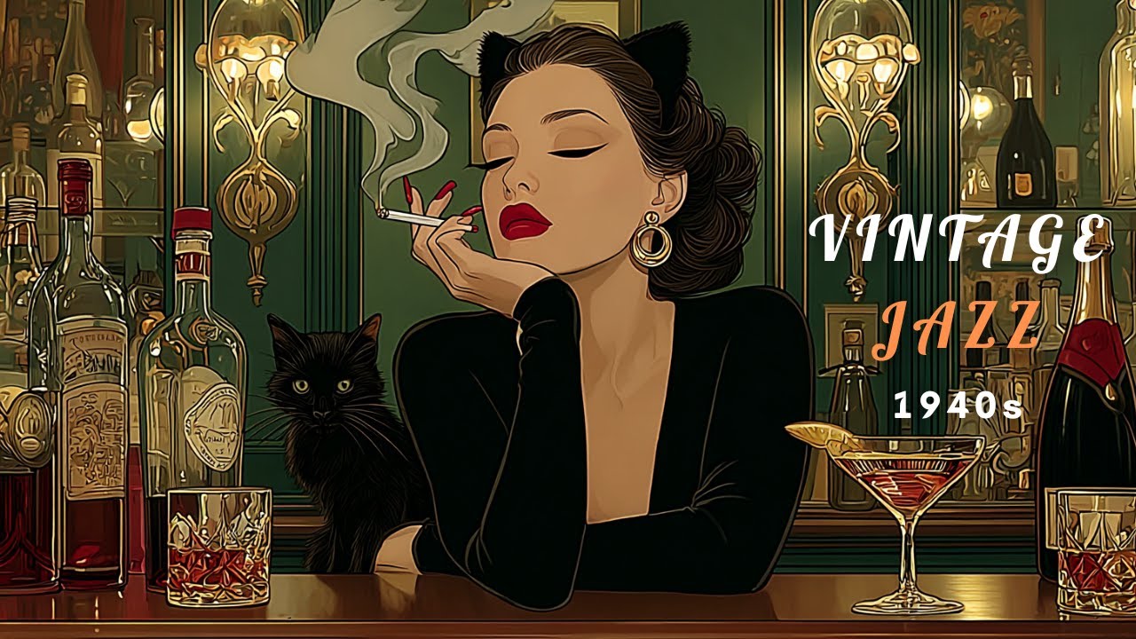 1940's Vintage Jazz Playlist - Master the art of the subtle pause. | MEOW JAZZ