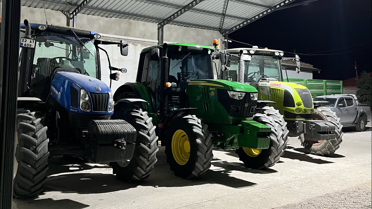 TARIM GARAJIMI TANITIYORUM | CLAAS ARİON 520 | JOHN DEERE 6115M | NEW HOLLAND TR6.140 | LAVERDA L517