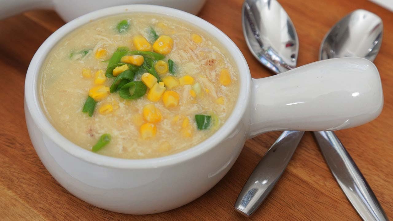 Homemade Chicken & Corn Soup Recipe