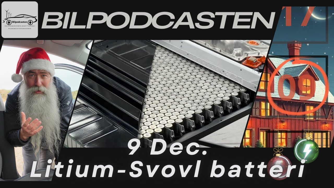 Litium-Svovl batterier: 3X L&aelig;ngere r&aelig;kkevidde og opladning under 1 Minut!