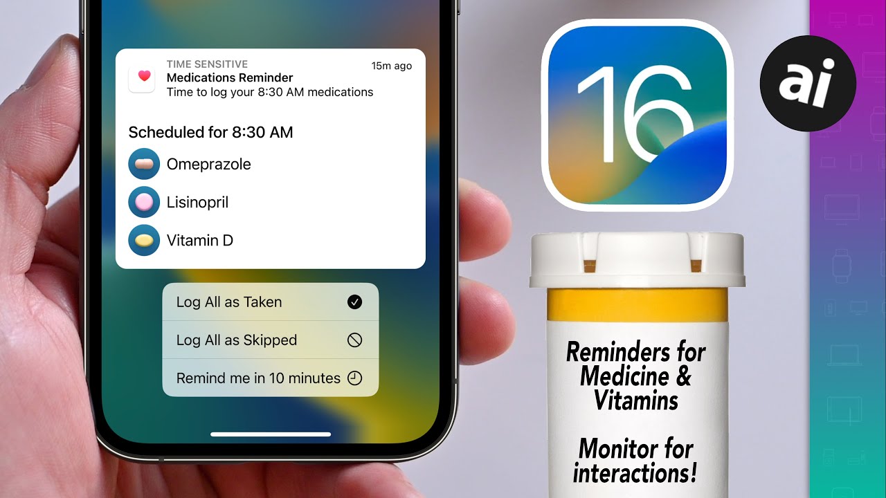 Как отслеживать прием лекарств с помощью iOS 16 и Apple Watch