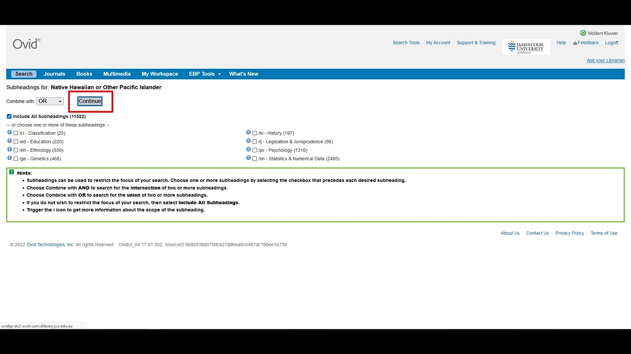 Searching Medline Using MeSH