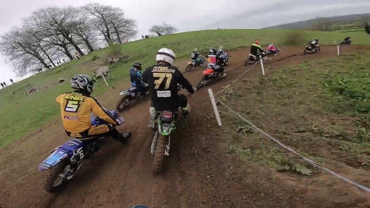North Nibley mx track UK EVO MX Championship Modern 2 Stroke class race 1