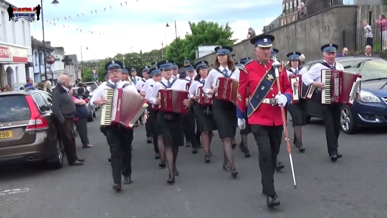 Aughrim Rose of Derry Accordion Band @ Castledawson Flute Band Parade 2022