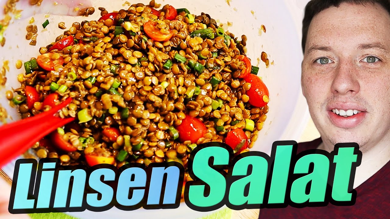 Linsensalat mit Tomate & Lauchzwiebeln | Einfach & Lecker