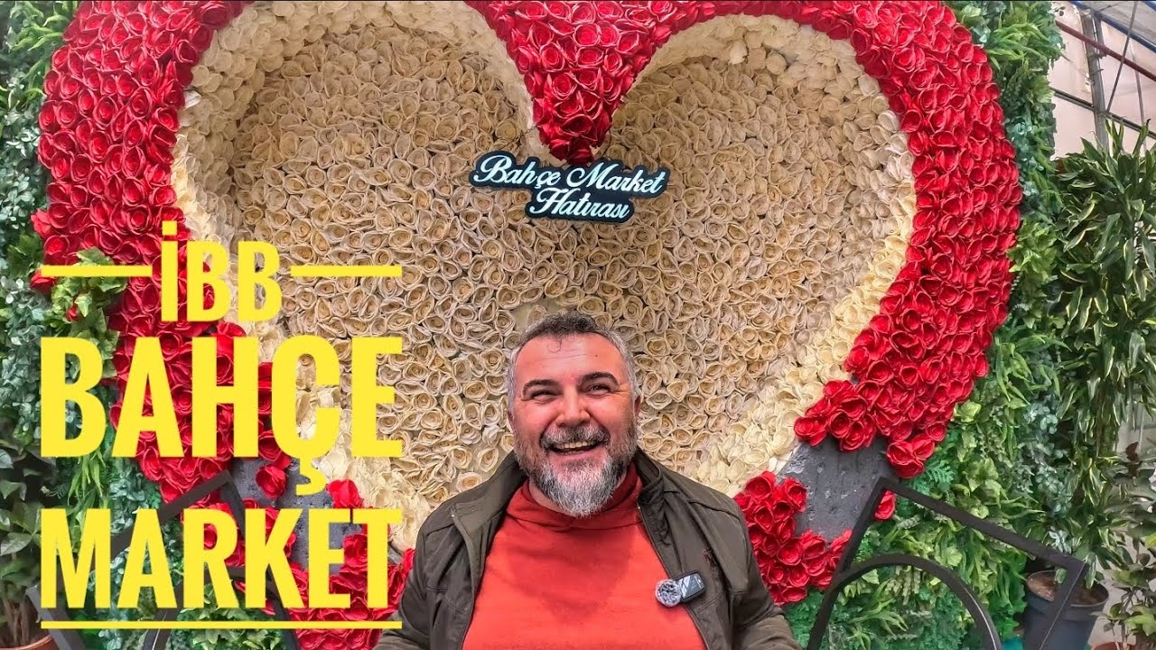 İBB Bahçe Market Alış Veriş Manzaraları  4K UHD