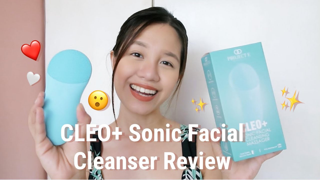 Project E Beauty CLEO+ Sonic Facial Cleanser Review | Do you need a silicone cleaner? | Skincare ph