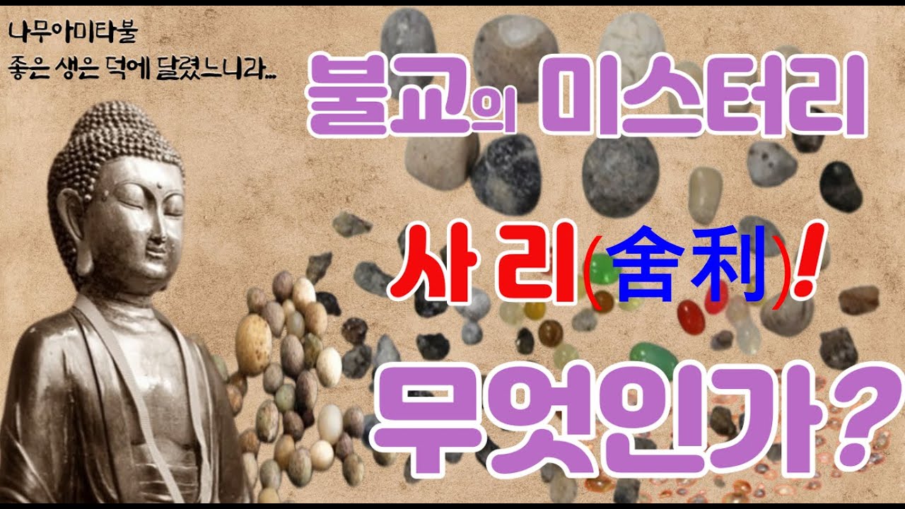 불교의 미스터리 사리는 무엇인가?