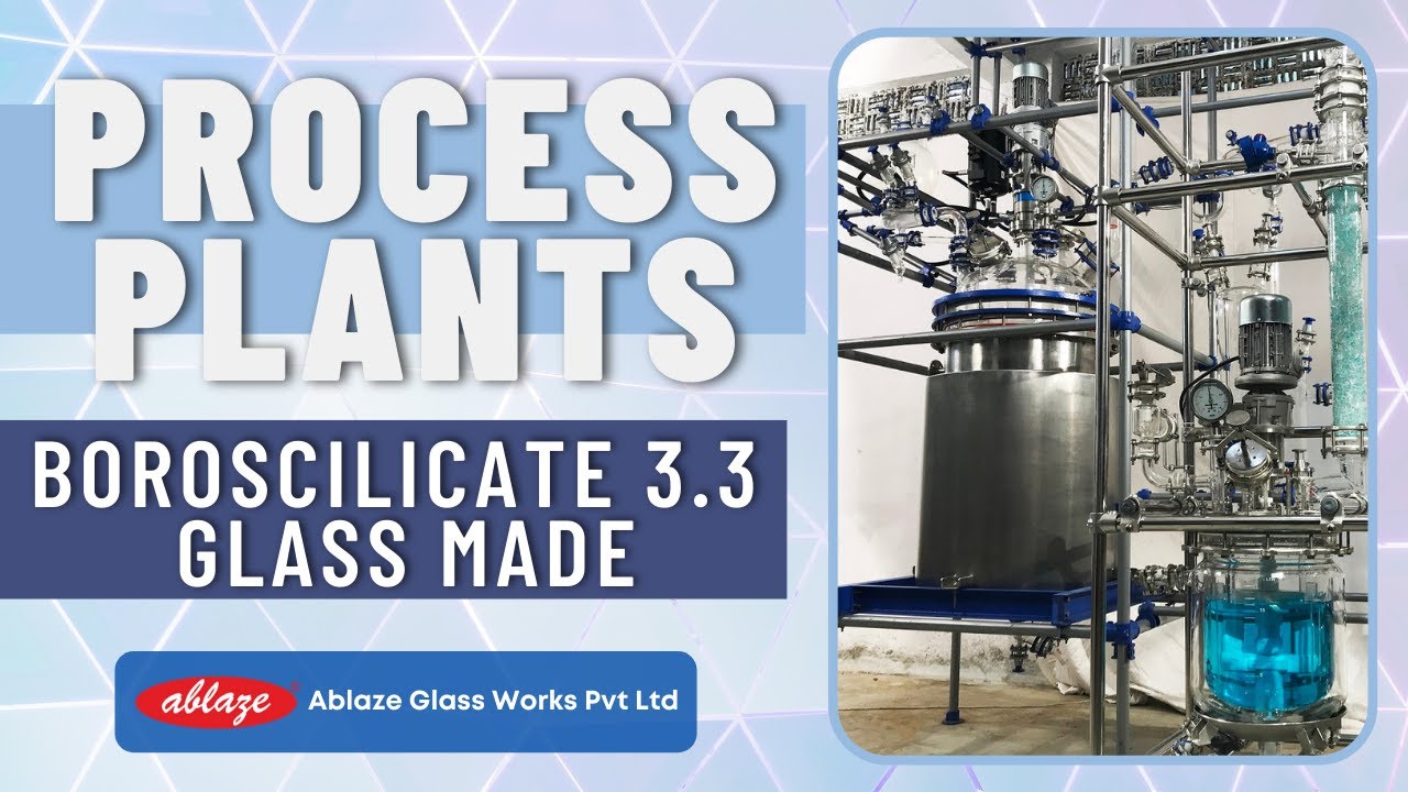 Process Plant Equipment (Boroscilicate 3.3 Scientific Glass) #shorts #processplants #ablazeglass