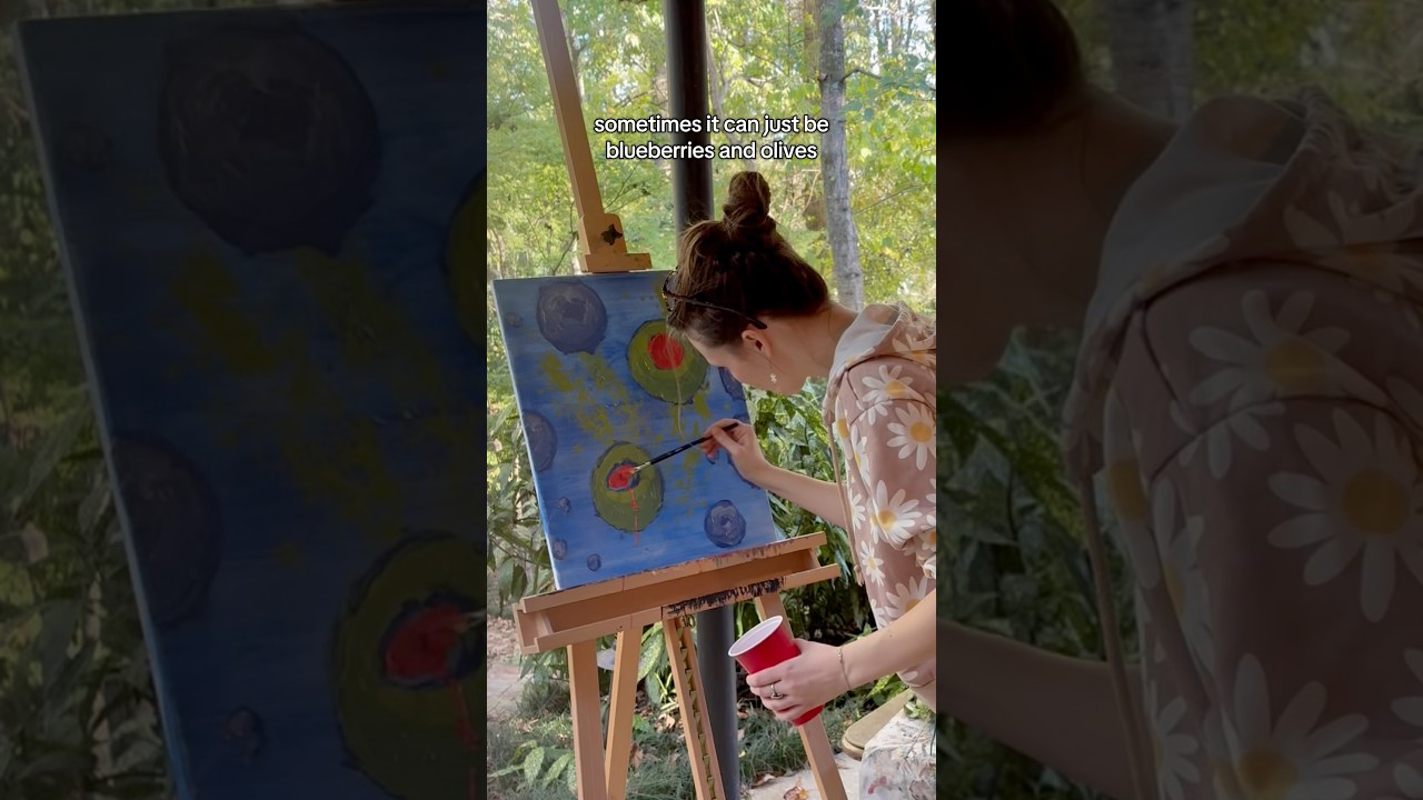 Искусство не обязательно должно быть сложным #живопись #акриловаяживопись #процесссозданияискусст...
