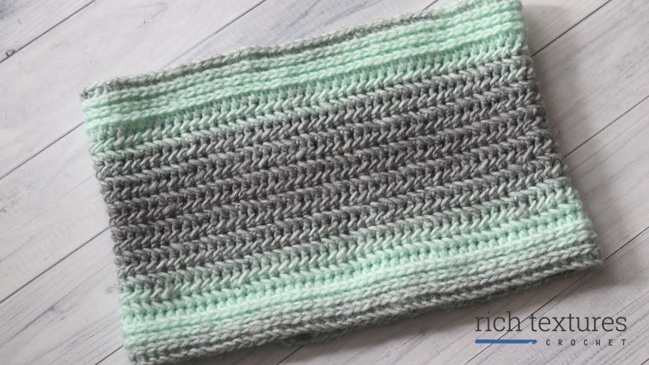 Glacier Cowl Crochet Pattern