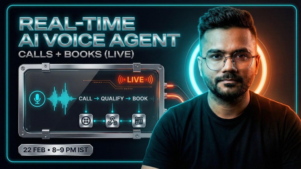 Build a Real-Time AI Voice Agent (Inbound + Outbound)