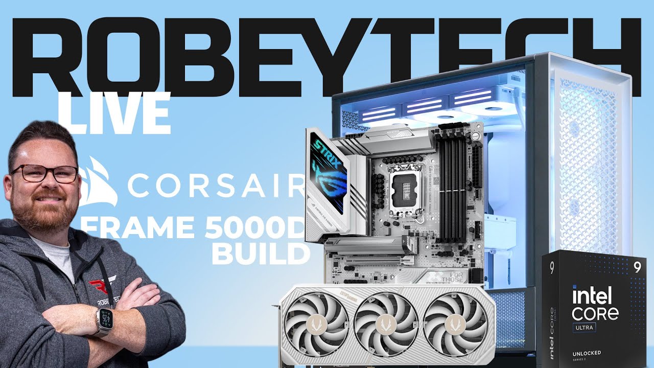 Building a $4250 gaming PC in the Corsair Frame 5000D (285K / RTX 5080)