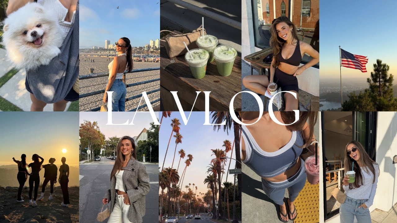LA Vlog!! Friends, Sonne, Hiking, GRWM, Pilates etc