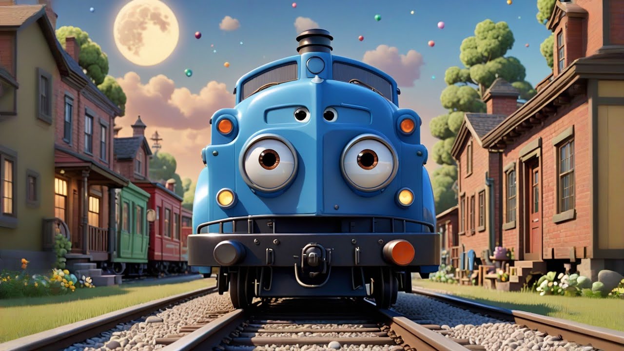 Timmy Train Zooms at Night | Fast Train Song for Kids | Nursery Rhymes & Nighttime Adventure