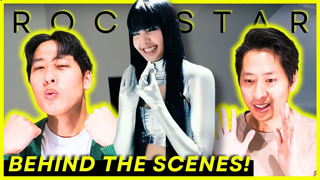 LISA - ROCKSTAR (M/V BEHIND THE SCENES) REACTION | TWINS REACTS