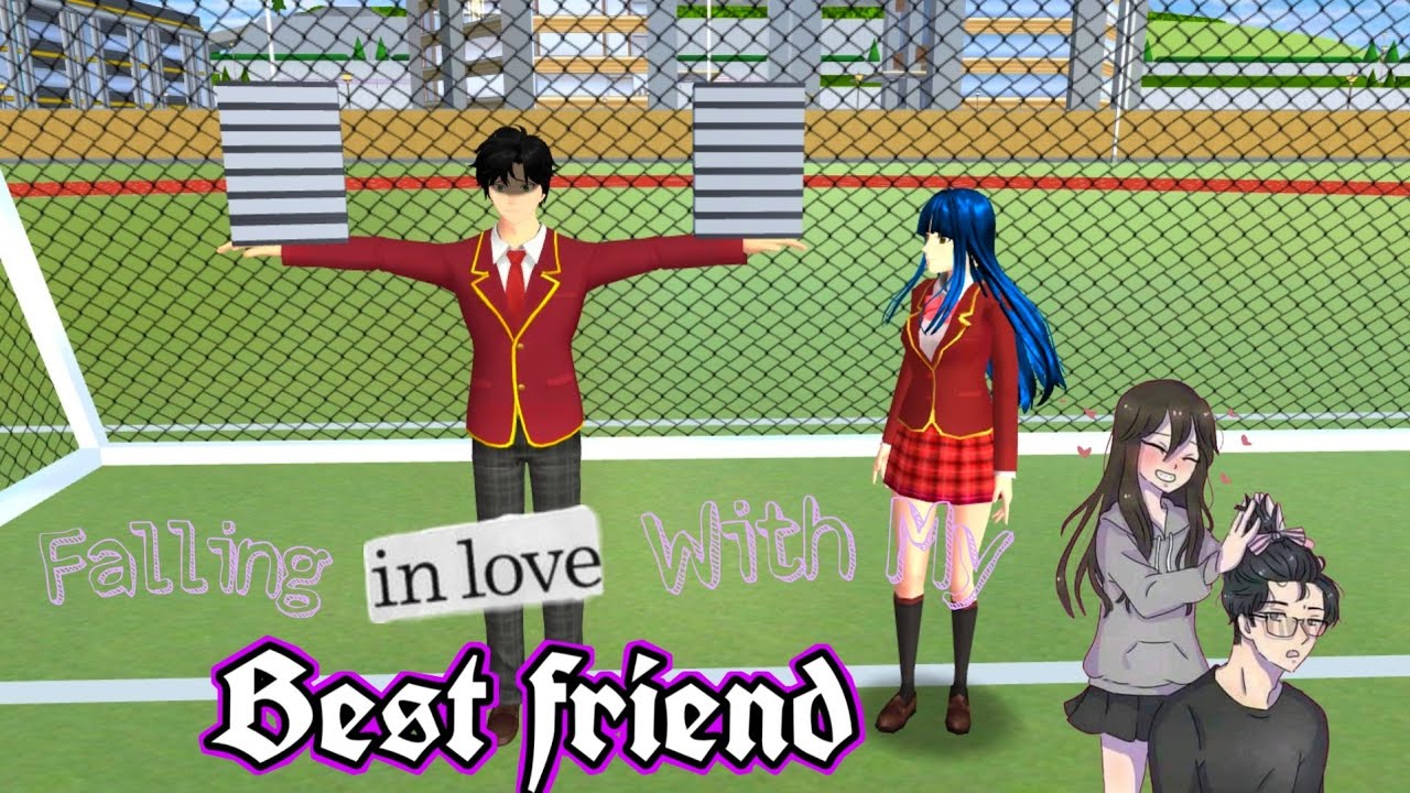 Falling inlove with my Bestfriend🌸 1/3 ||Sakura school Simulator||