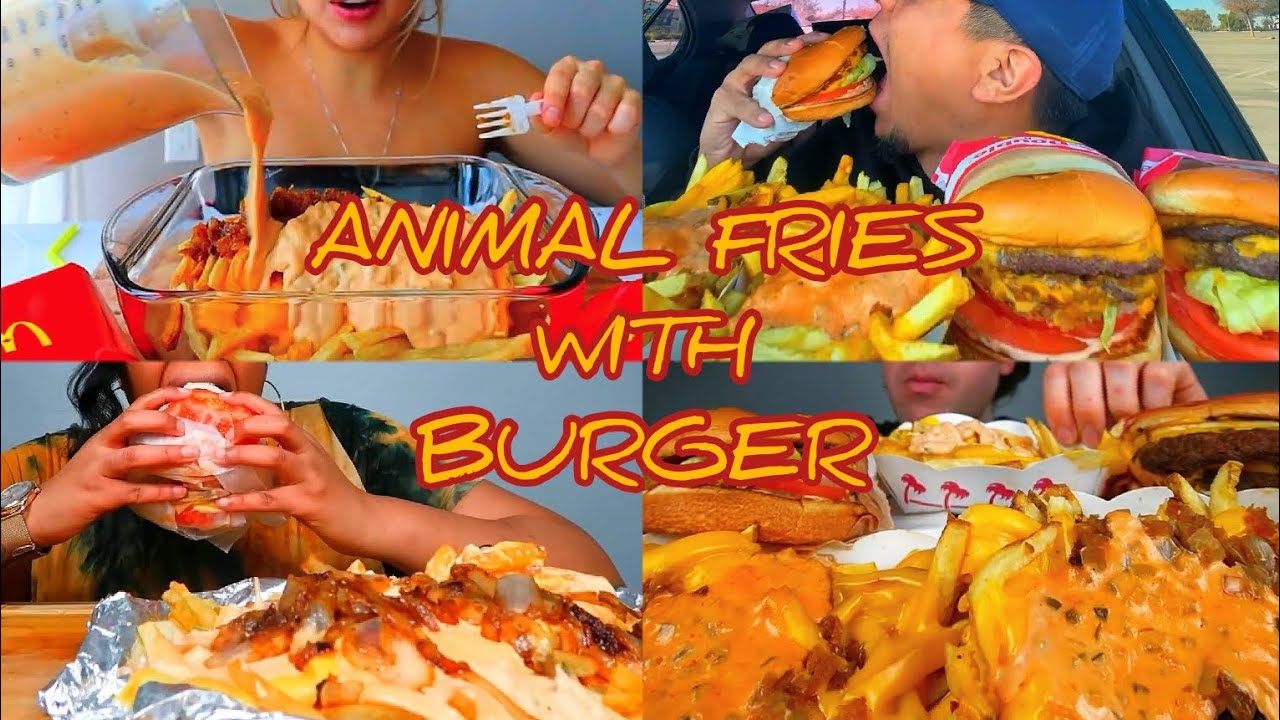 ANIMAL STYLE IN-N-OUT BURGER | CHEESY FRIES | MC DONALDS NEW IN-N-OUT | FRIED SHRIMP