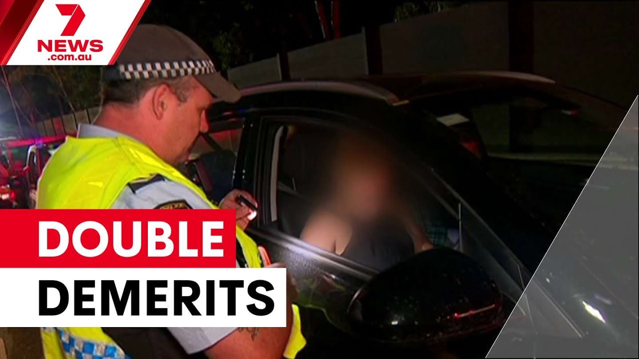 Double demerits target holiday road safety | 7NEWS