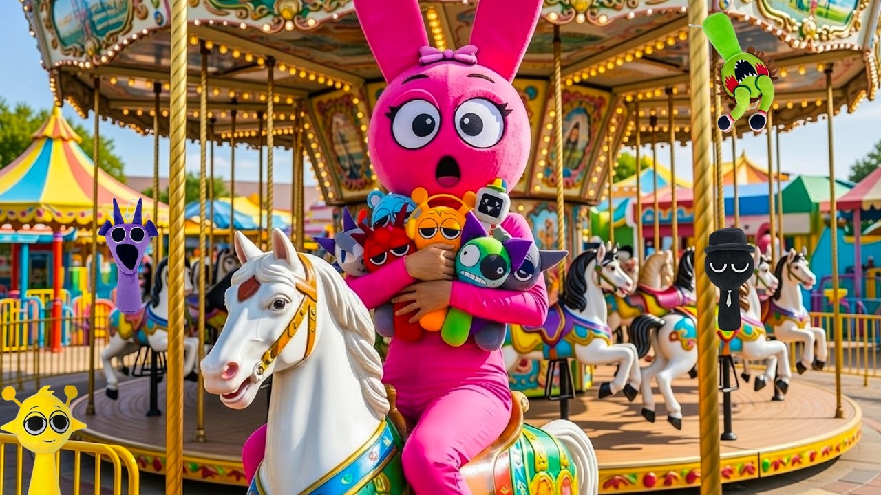 Is there anything unusual in the park? | Pinki & Sprunki