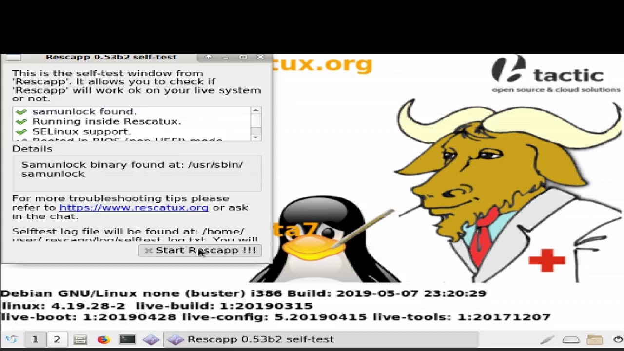 How to reset your Windows password using Rescatux