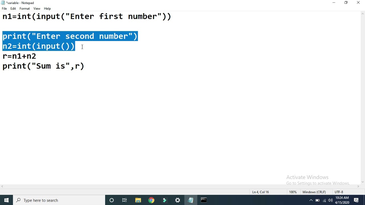 8  Alternative Way Of Accepting Input From User In Python