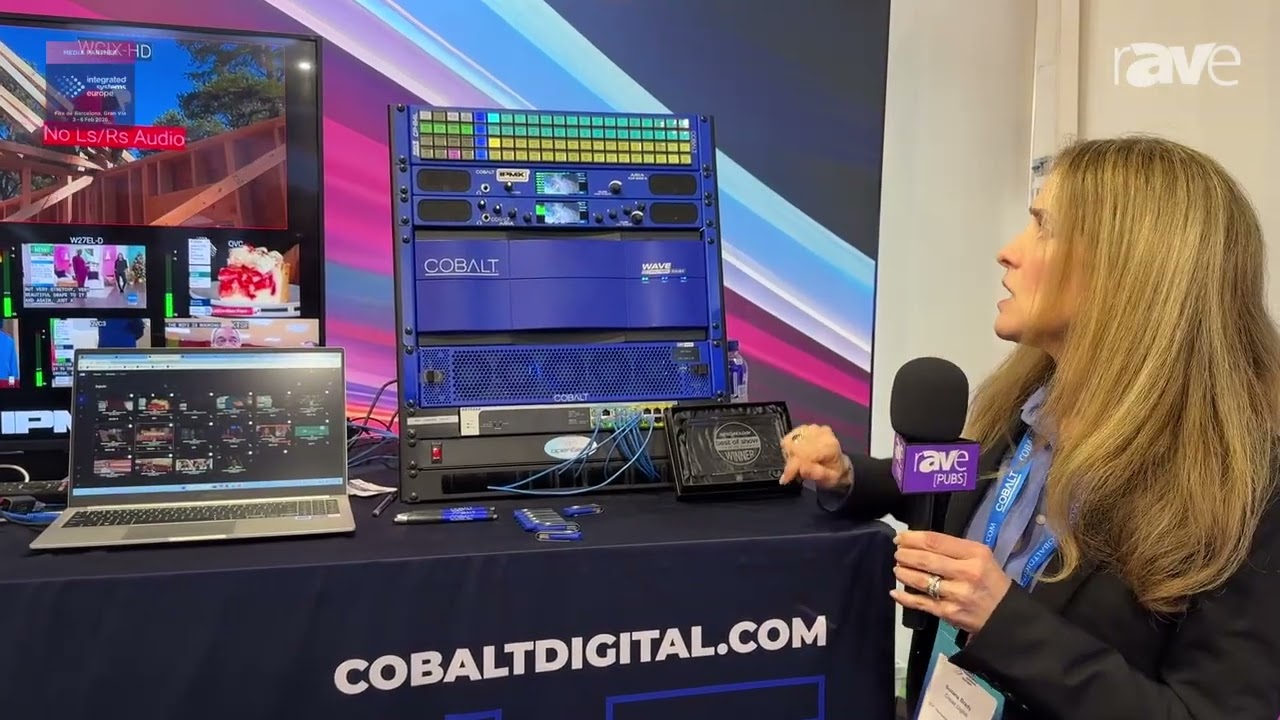 ISE 2026: Cobalt Digital Talks About ARIA AUD-MON Series Now with IPMX Compatibality