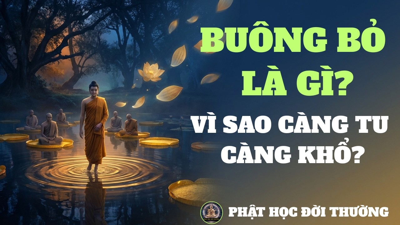 Buông bỏ là gì ?Vì sao nhiều người hiểu sai và càng tu càng khổ?