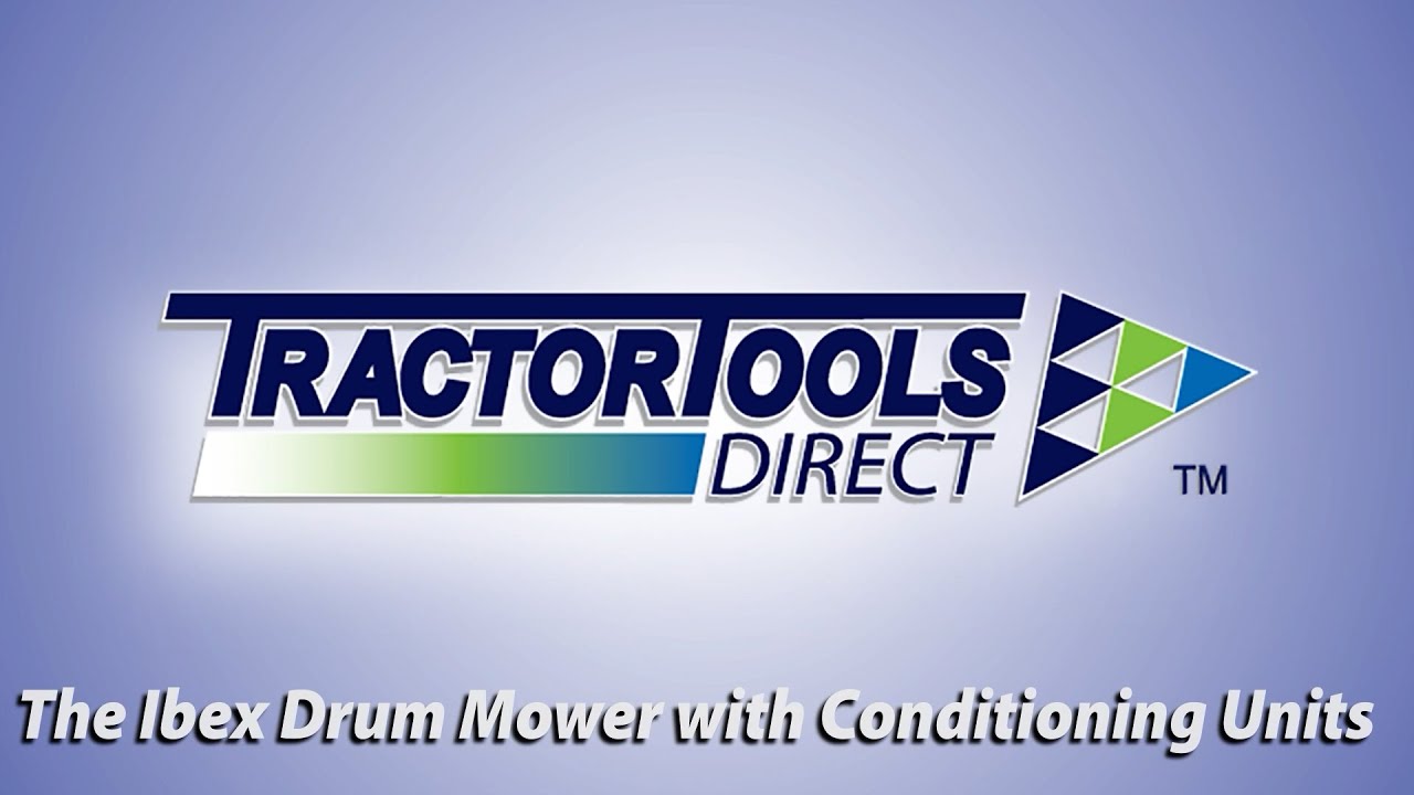 Drum Mower with Conditioner Unit for Compact Tractors | Ibex Equipment