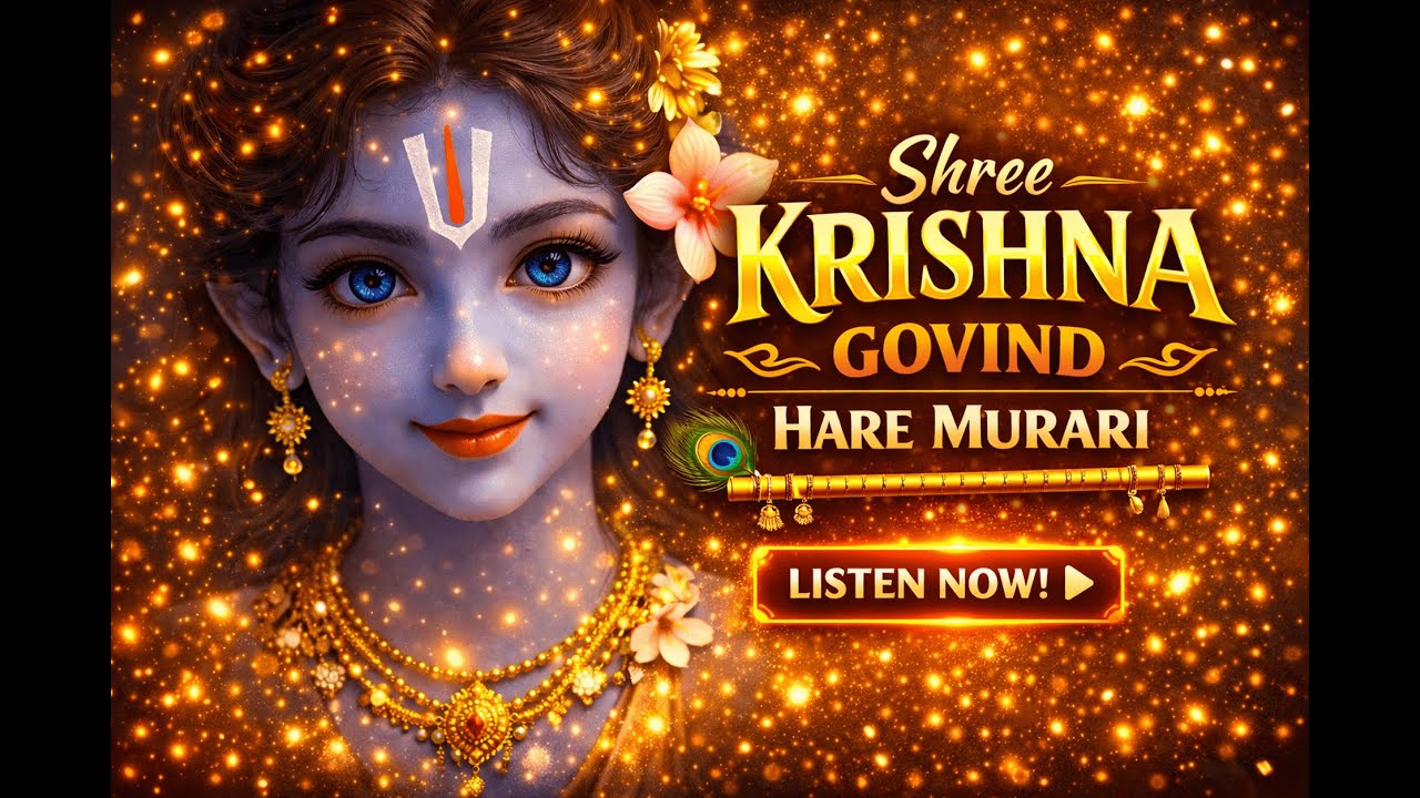 Shree Krishna Govind Hare Murari | मन को शांति देने वाला कृष्ण भजन | Divine Krishna Chant
